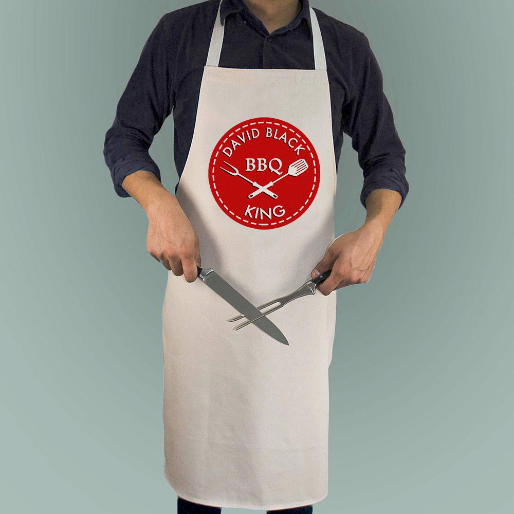 Personalised BBQ King Apron - Pukka Gifts