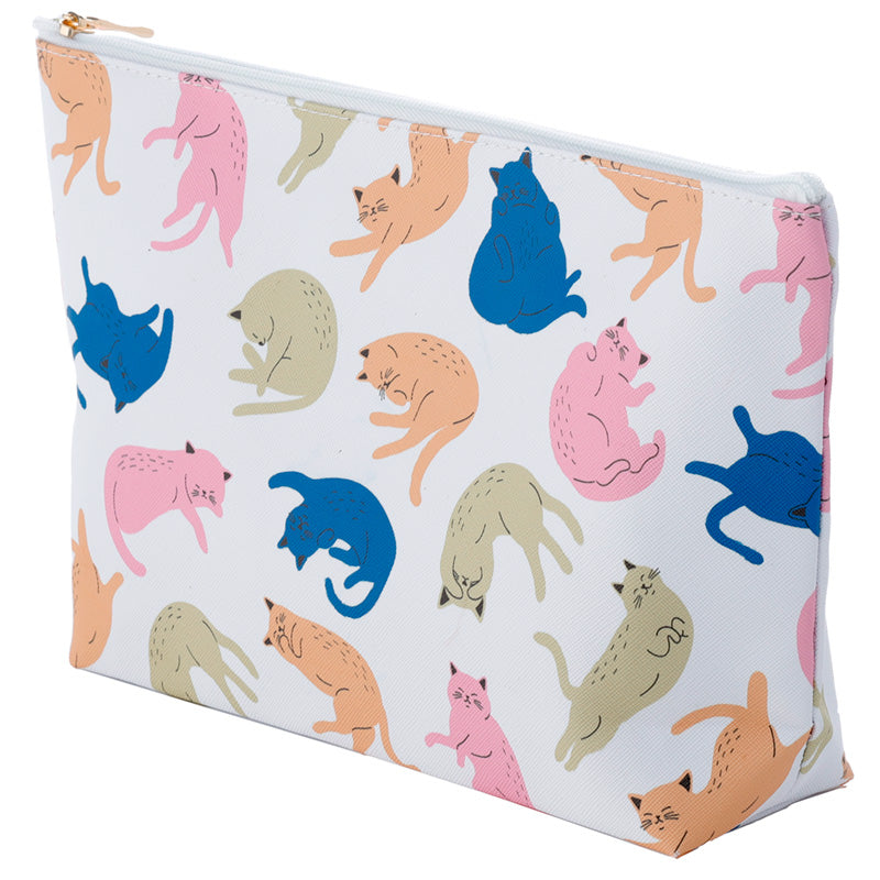 Cat's Life Large PVC Toiletry Makeup Wash Bag