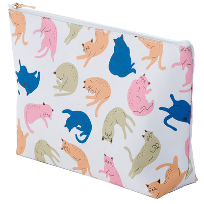 Cat's Life Large PVC Toiletry Makeup Wash Bag