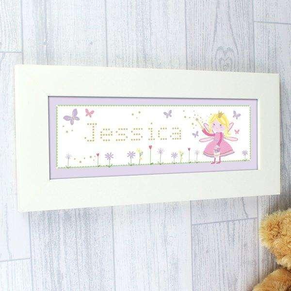 Personalised Garden Fairy Name Frame - Myhappymoments.co.uk