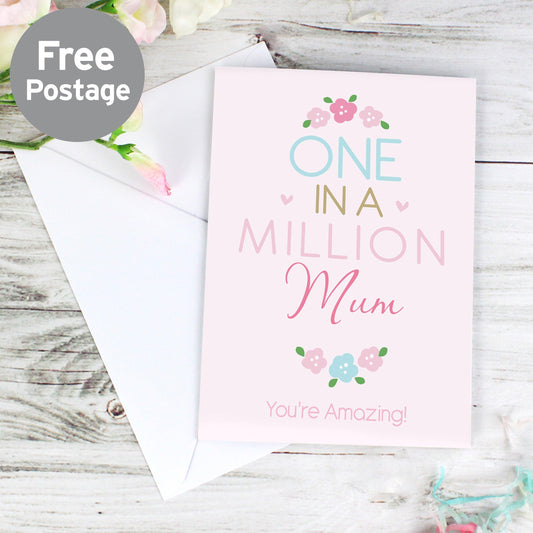 Personalised One in a Million Card - Myhappymoments.co.uk