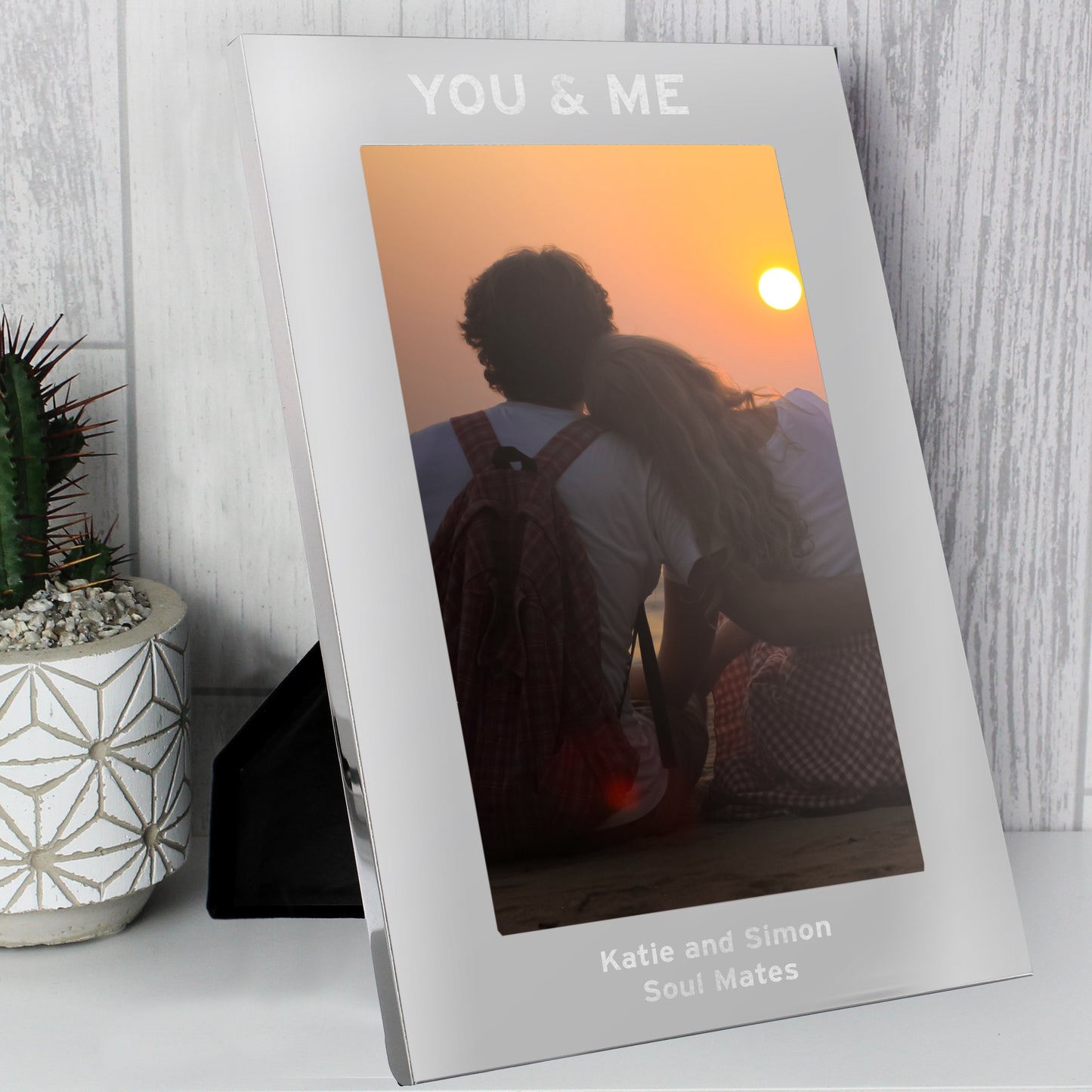 Personalised & Me Silver Photo Frame 7x5