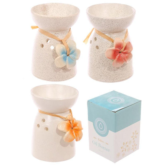 Ceramic Flower Oil Burner