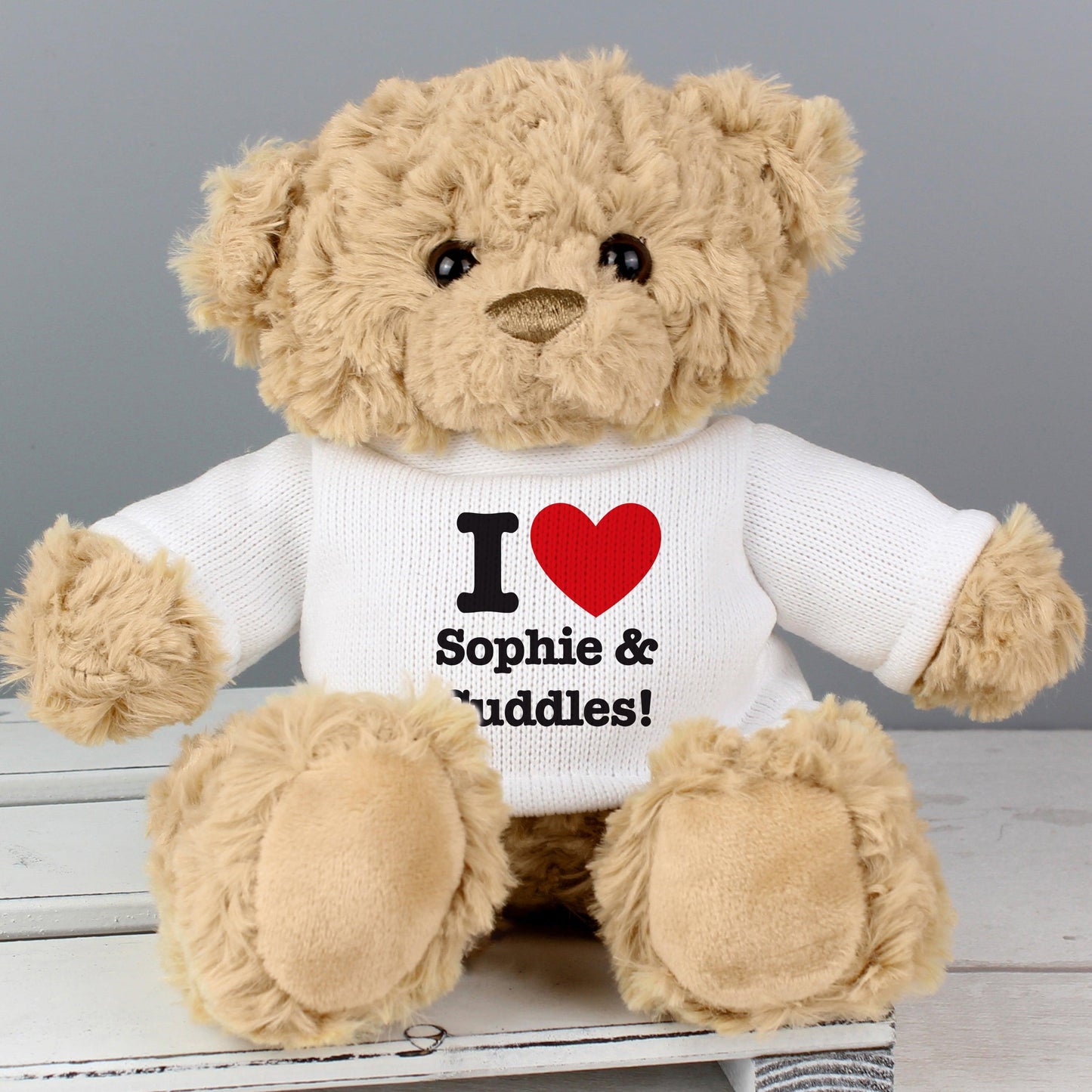 Personalised I HEART Teddy Bear