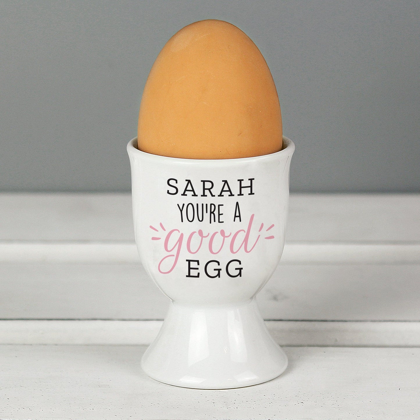 Personalised Youre A Good Egg Egg Cup