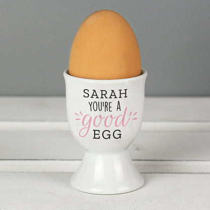 Personalised Youre A Good Egg Egg Cup