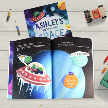 Personalised Space Book & Toy Gift Set