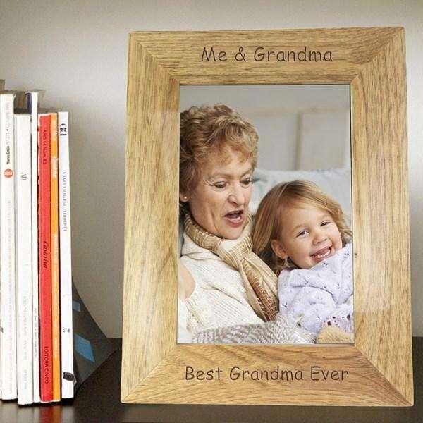 Personalised Wooden Photo Frame 5x7 - Myhappymoments.co.uk