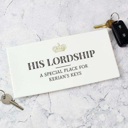 Personalised His Lordship Ceramic Tray - Myhappymoments.co.uk