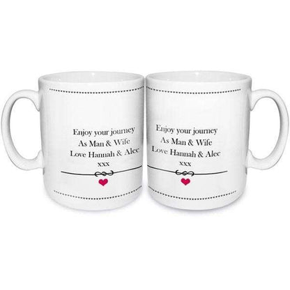 Personalised Mr And Mrs Mug Set - Myhappymoments.co.uk