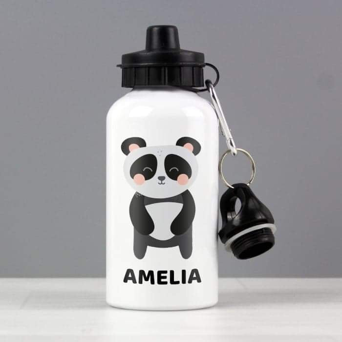 Personalised Panda Drinks Bottle - Myhappymoments.co.uk