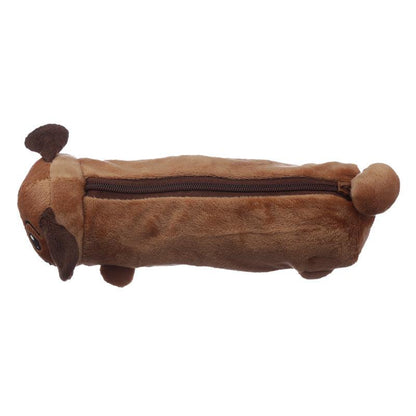 Shaped Fluffy Mopps Pug Pencil Case