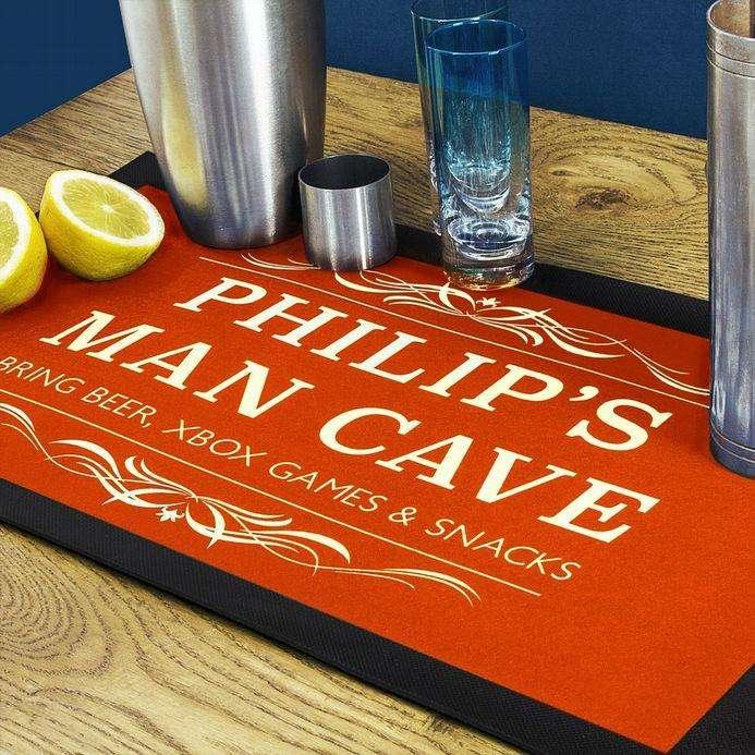 Personalised Gentlemen's Man Cave Bar Runner - Myhappymoments.co.uk