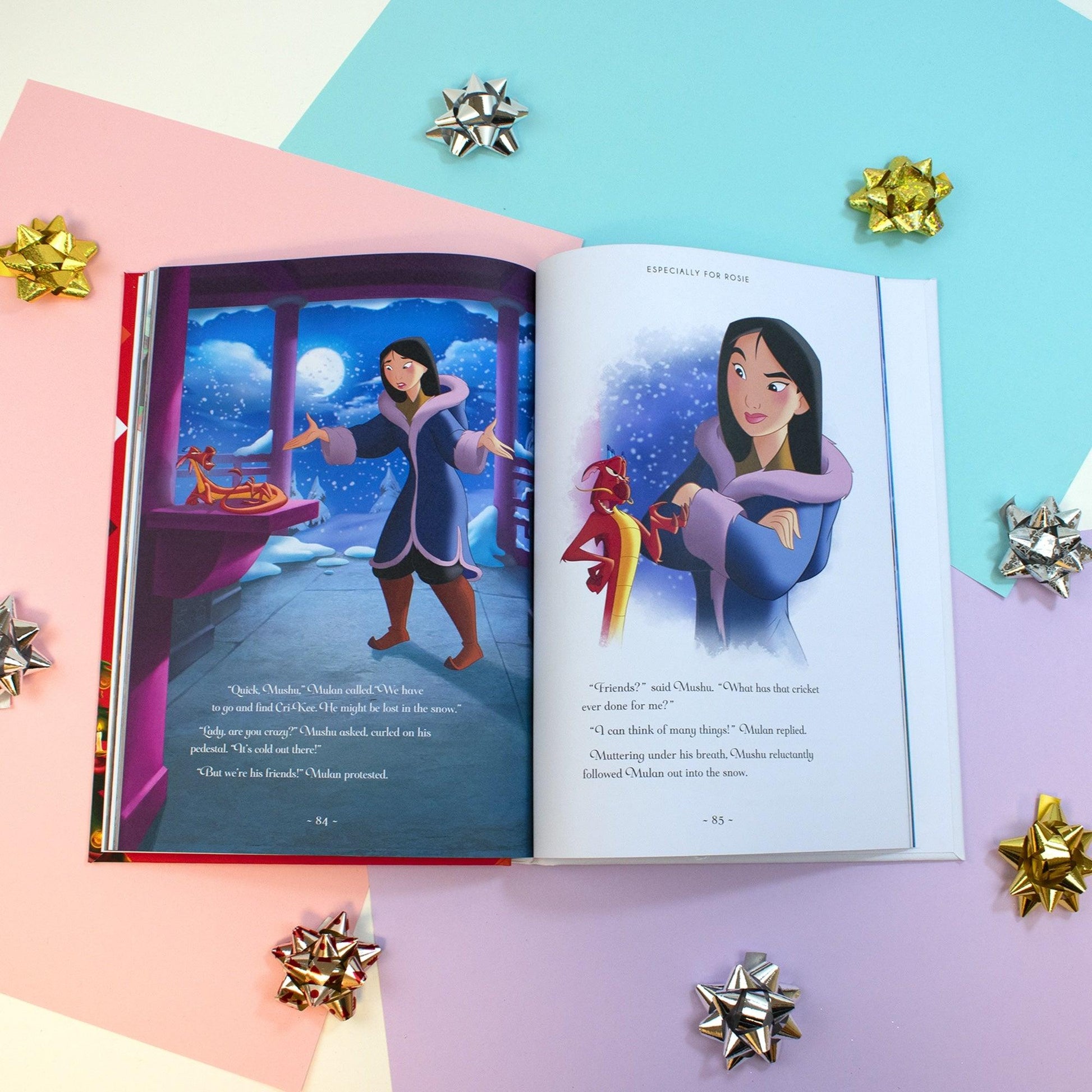 Personalised Disney Princess Book - Seasonal Collection - Free Gift Box