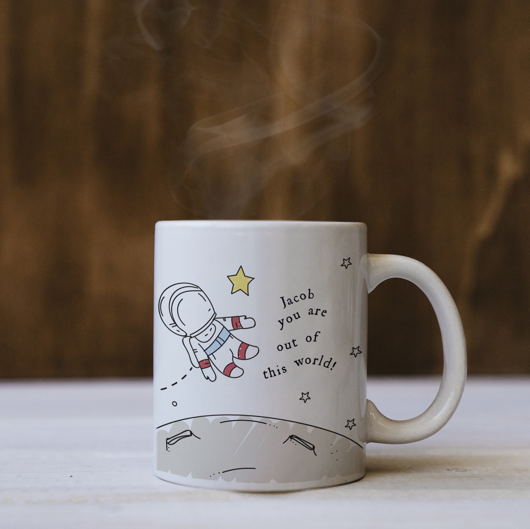 Personalised You Are Out Of This World Mug - Myhappymoments.co.uk