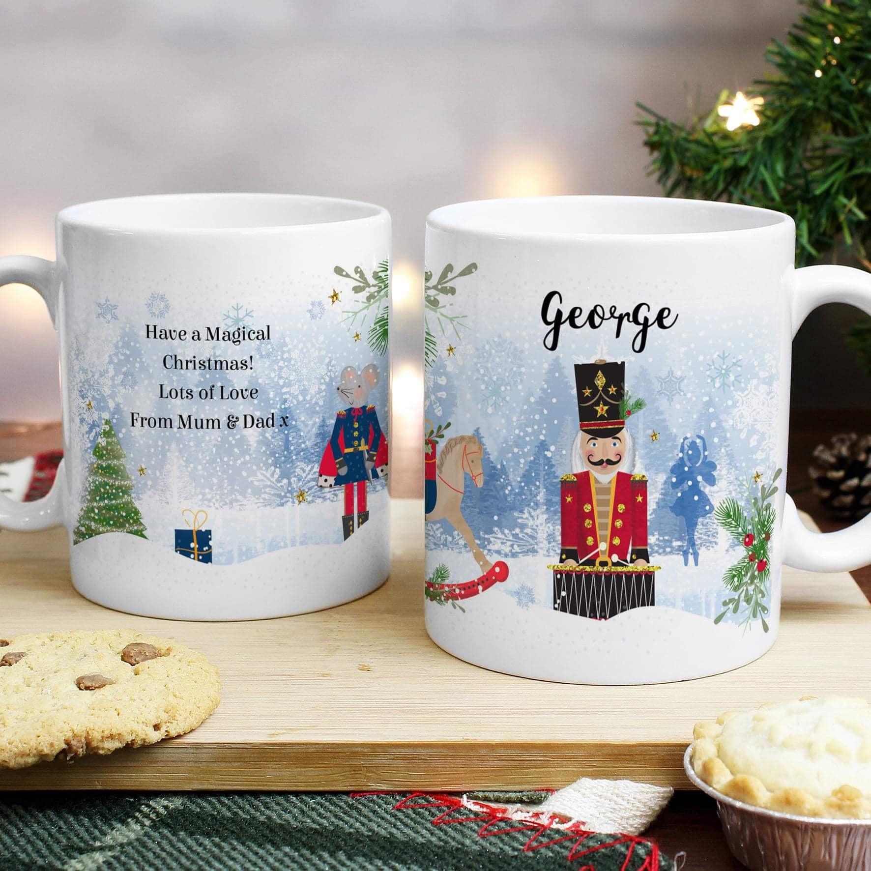 Personalised Nutcracker Christmas Mug