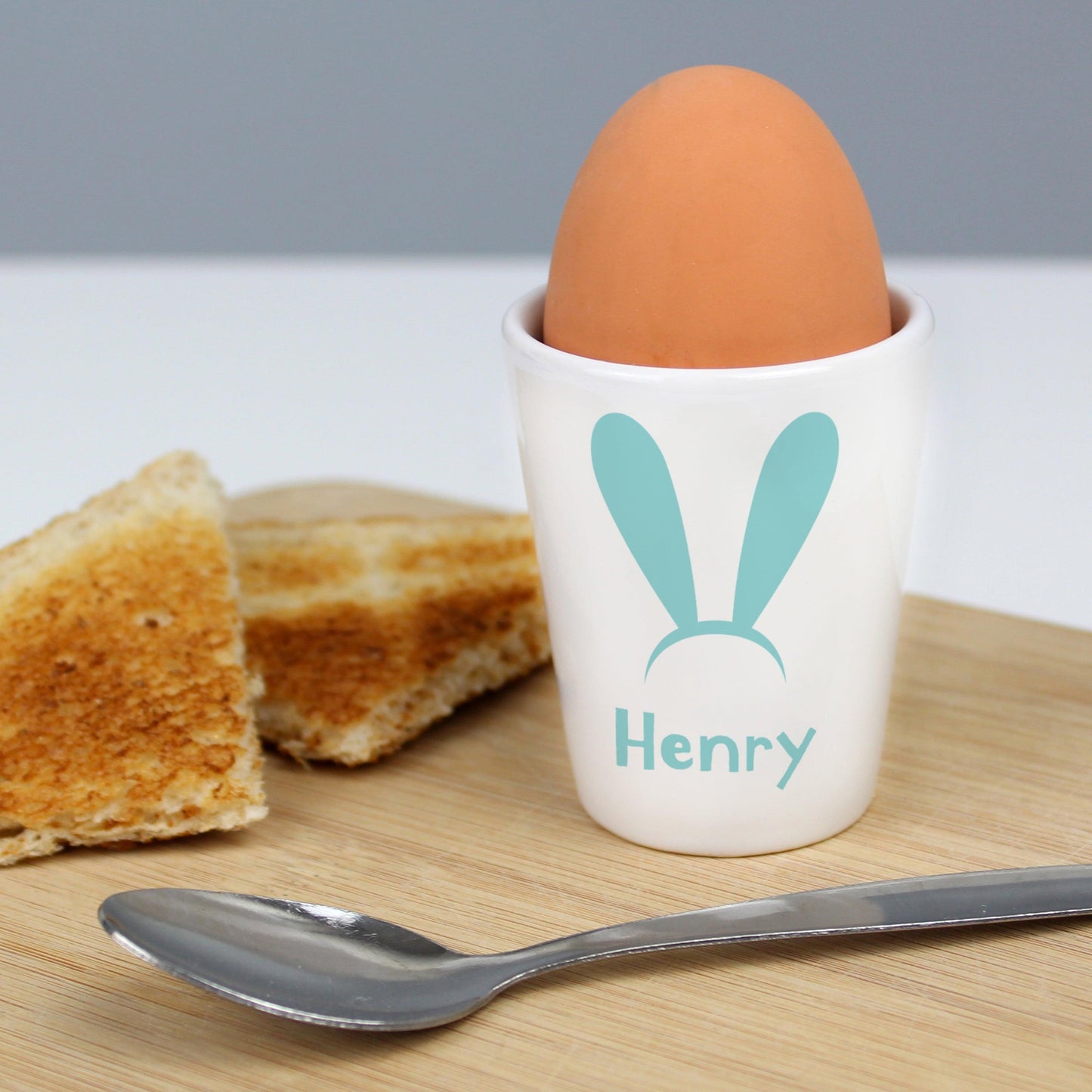 Personalised Bunny Ears Egg Cup