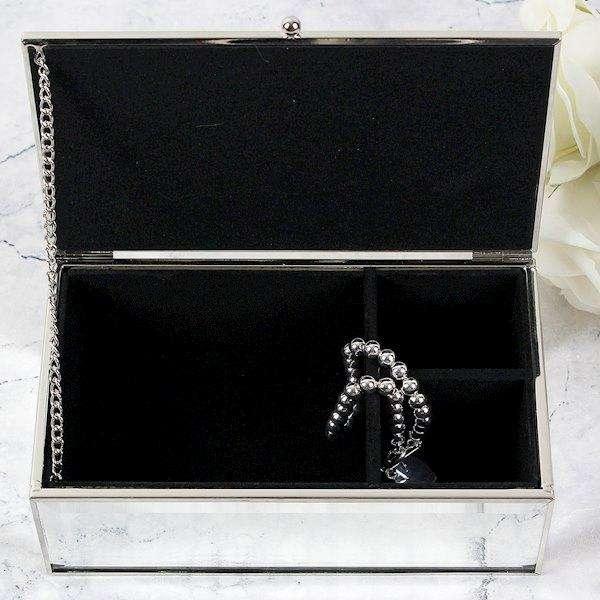 Personalised Classic Mirrored Jewellery Box - Myhappymoments.co.uk