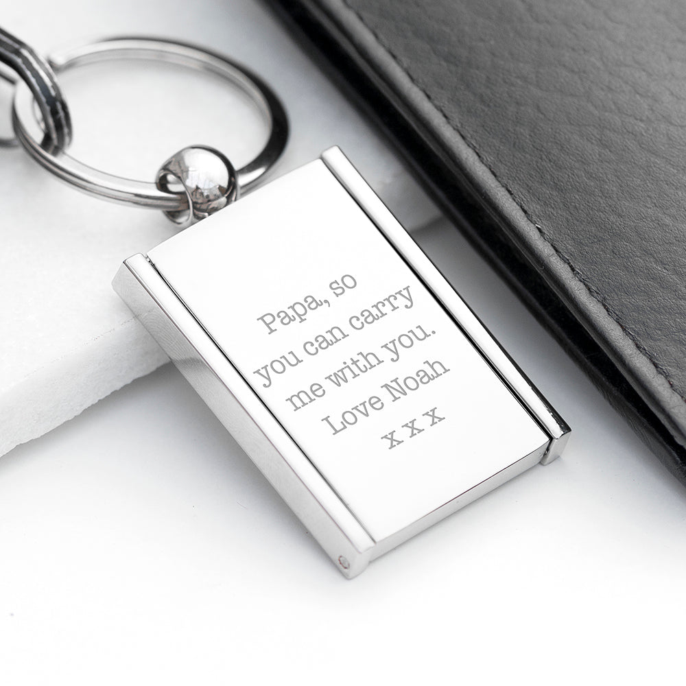 Personalised Mini Photo Frame Keyring