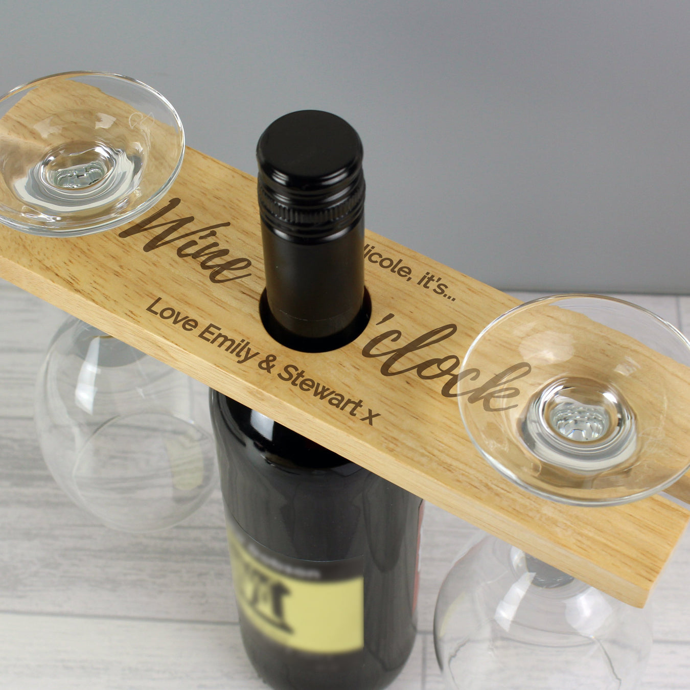 Personalised Wine Glass & Bottle Holders