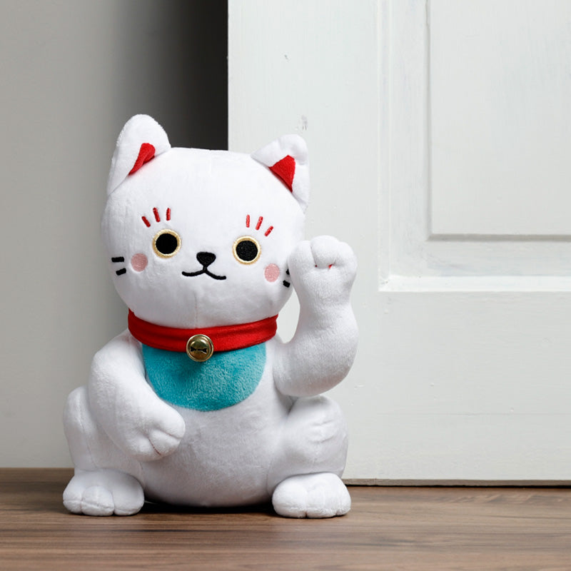 Plush Maneki Neko Lucky Cat Door Stop