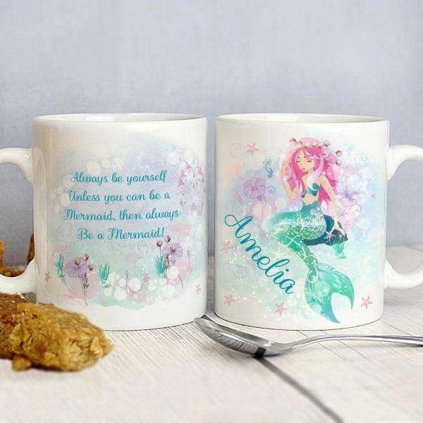 Personalised Mermaid Mug - Myhappymoments.co.uk