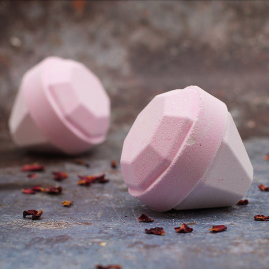 Pink Orchid Diamond Shaped Bath Bomb