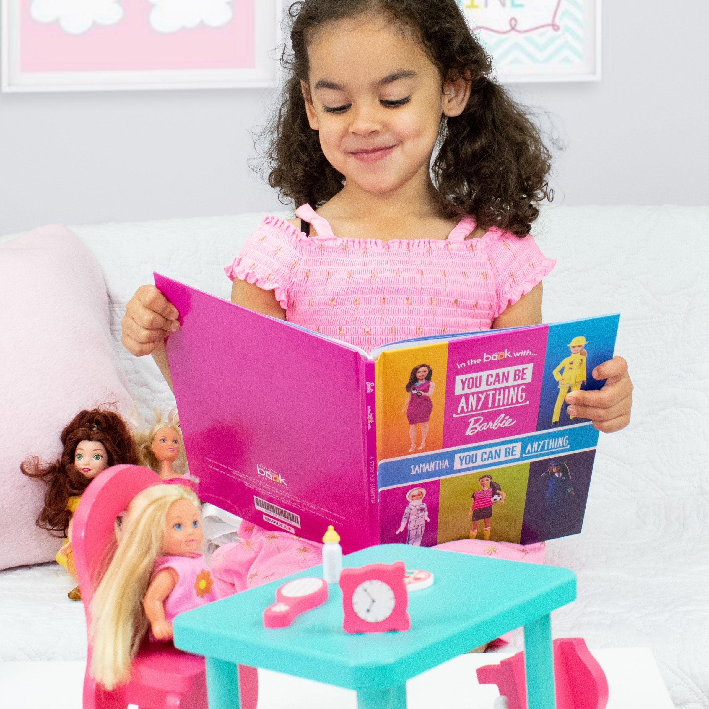 Personalised You Can Be Anything Barbie Book My Happy Moments