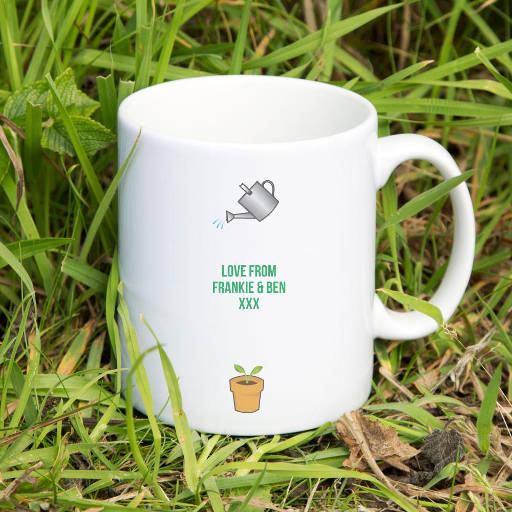 Personalised King Of The Gardening Mug