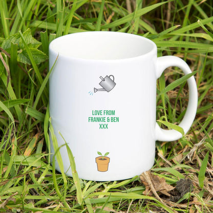 Personalised King Of The Gardening Mug