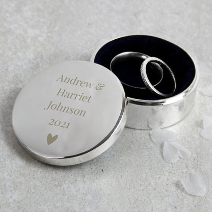 Personalised Ring Box