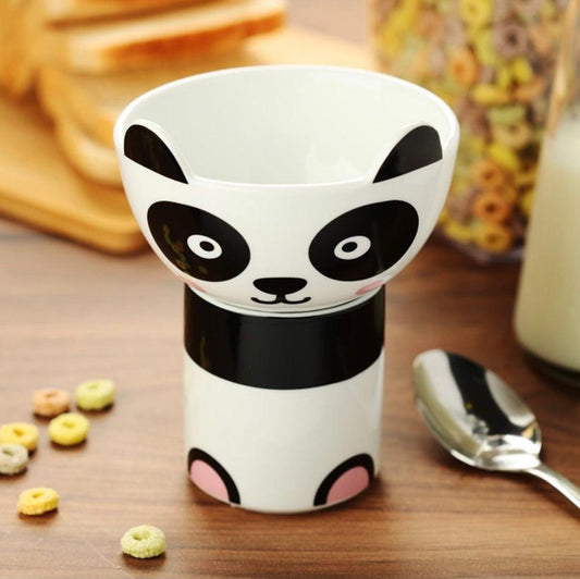 Panda Porcelain Mug and Bowl Set