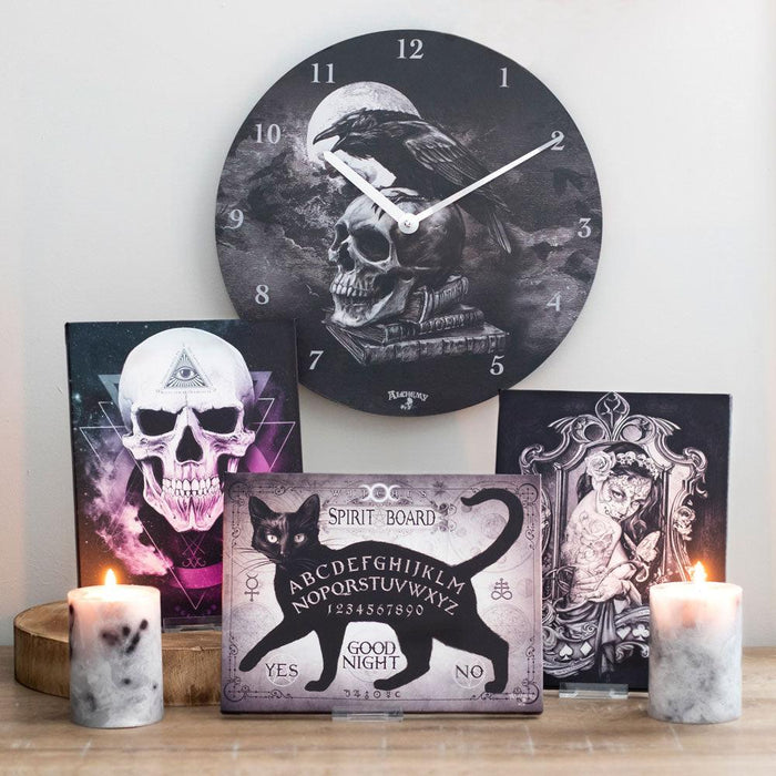 19x25cm Widow's Weeds Canvas Plaque by Alchemy