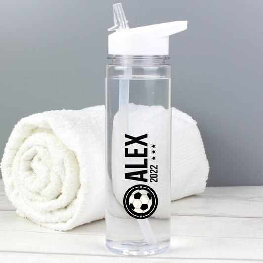 Personalised Football Water Bottle