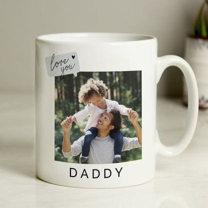 Personalised Love You Photo Upload Mug | Romantic Anniversary Gift