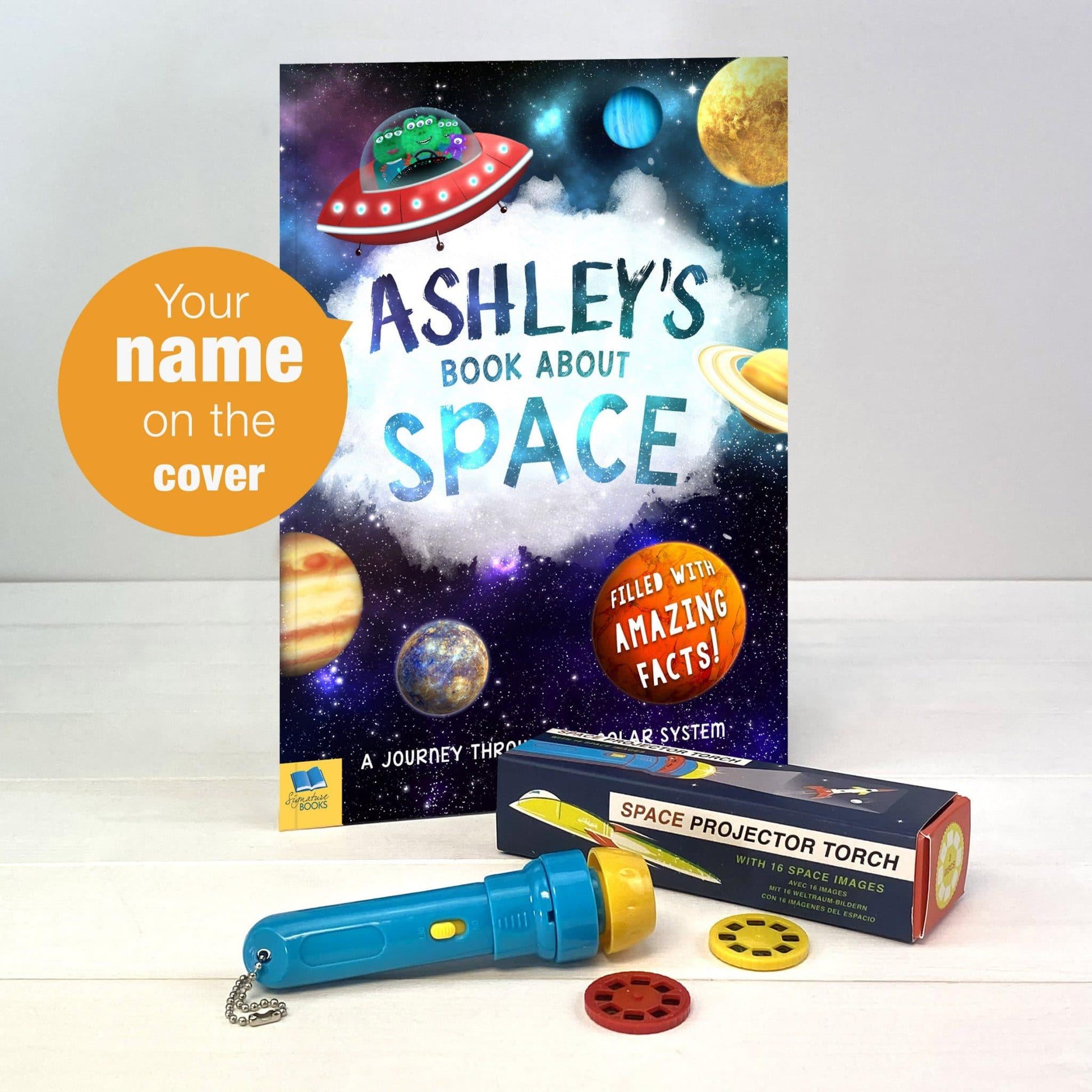 Personalised Space Book & Toy Gift Set