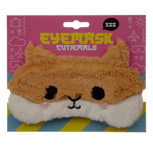 Plush Hamster Eye Mask