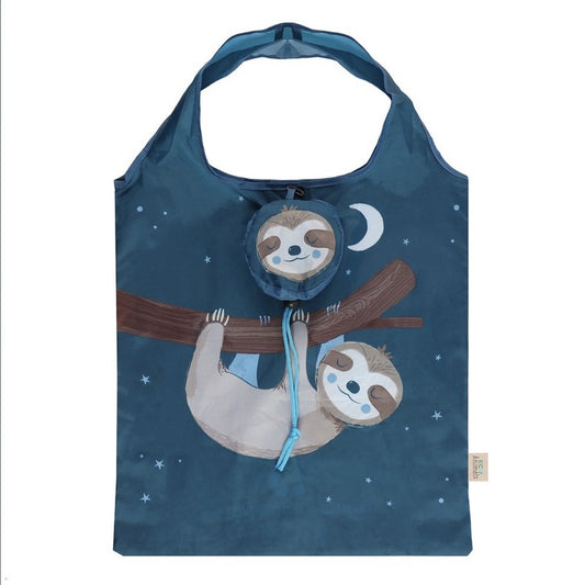 Sidney Sloth Foldable Shopping Bag