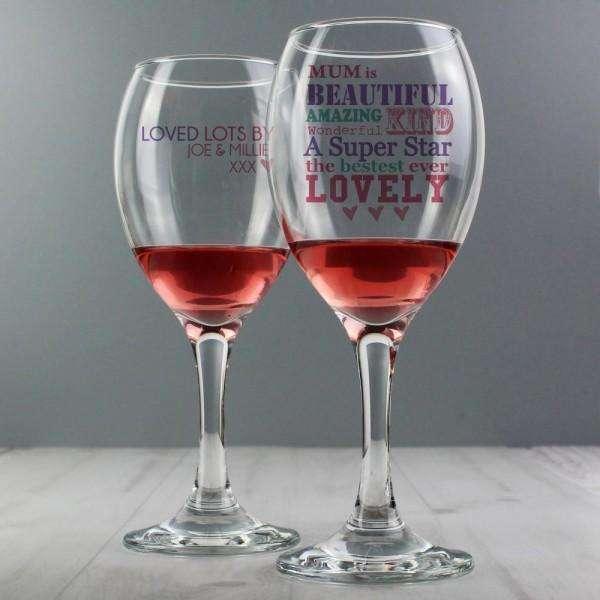 Personalised She Is... Wine Glass - Myhappymoments.co.uk