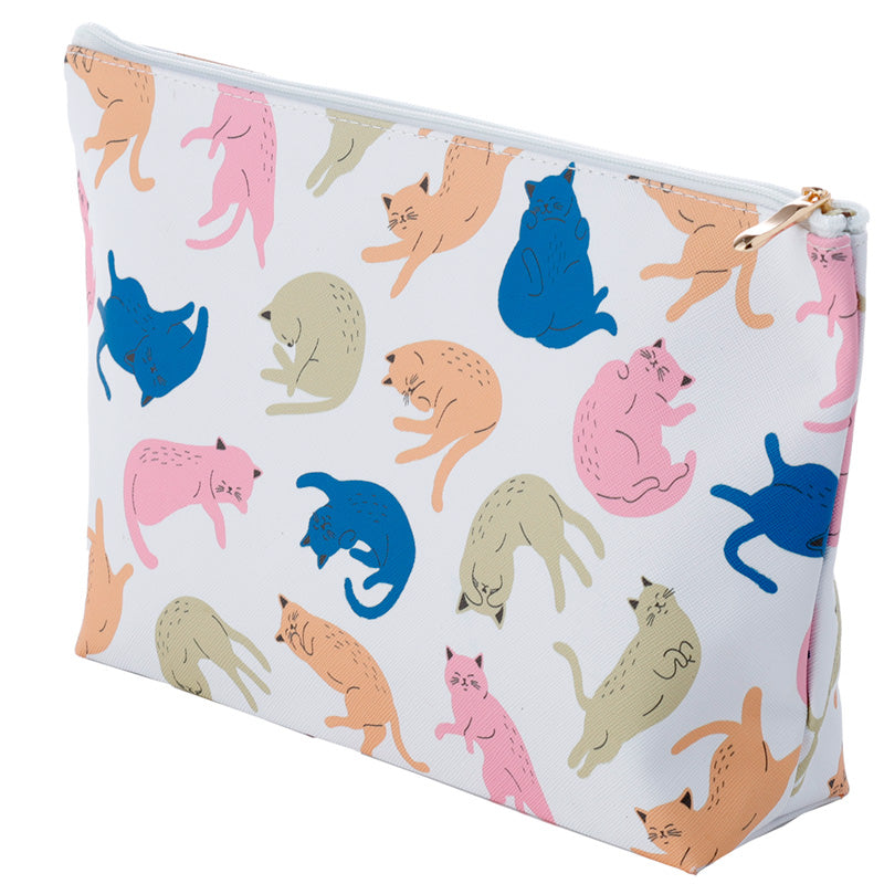 Cat's Life Large PVC Toiletry Makeup Wash Bag