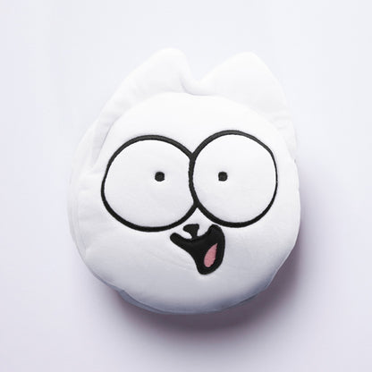 Relaxeazzz Simon's Cat Round Plush Travel Pillow & Eye Mask