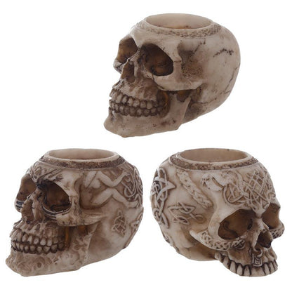 Skull Tea Light Holder - Myhappymoments.co.uk