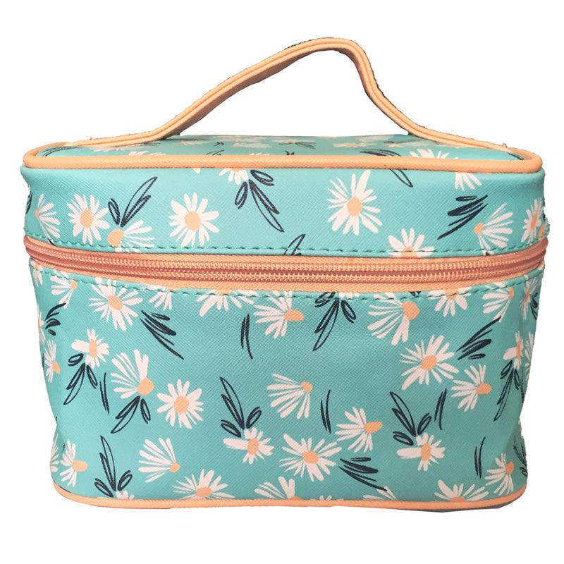 Daisy Zip Around Make-up Bag with Handle