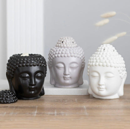 Black Buddha Head Oil Burner