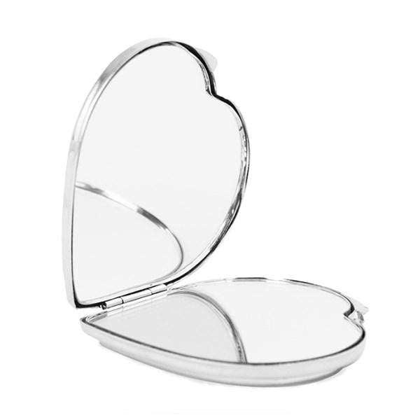 Personalised Diamante Heart Compact Mirror - Myhappymoments.co.uk