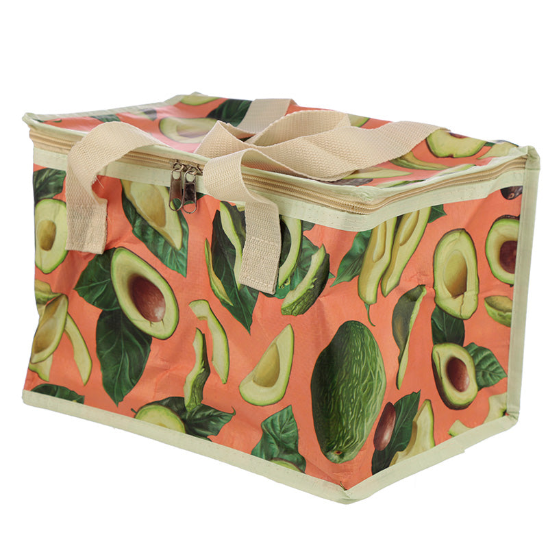 Woven Avocado Cool Insulated Lunch Bag - Myhappymoments.co.uk