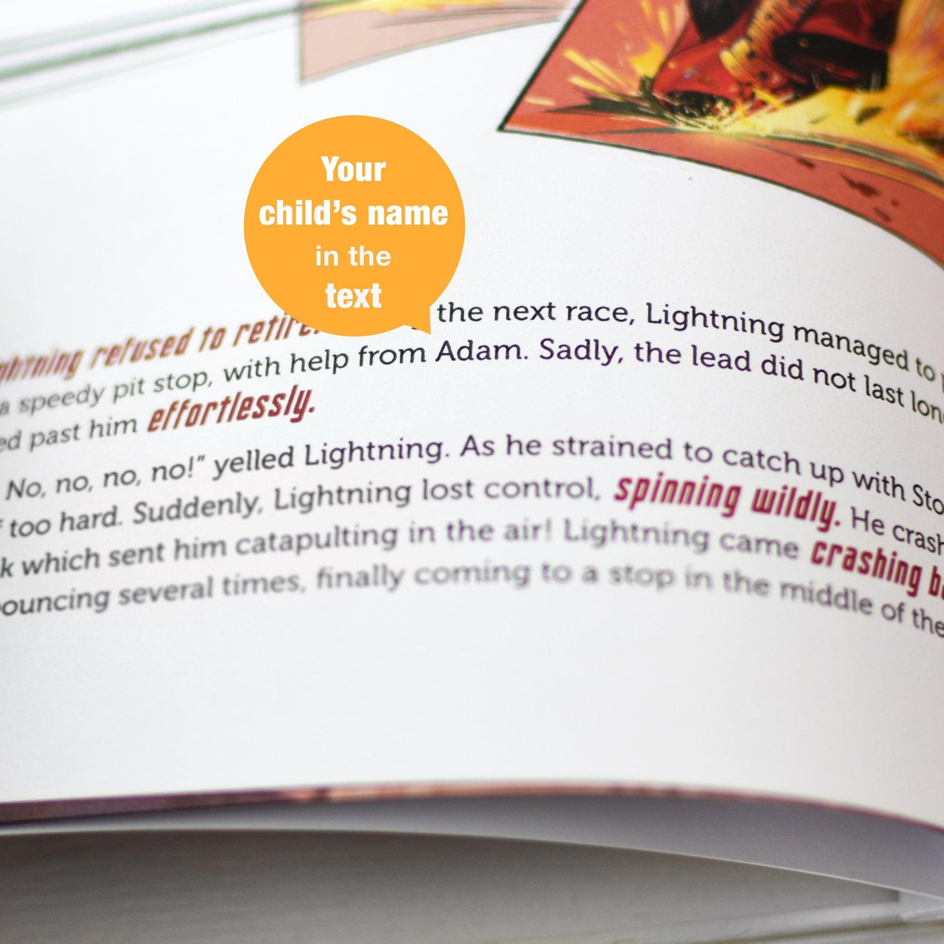 Personalised Disney Little Favourites Cars 3 Book