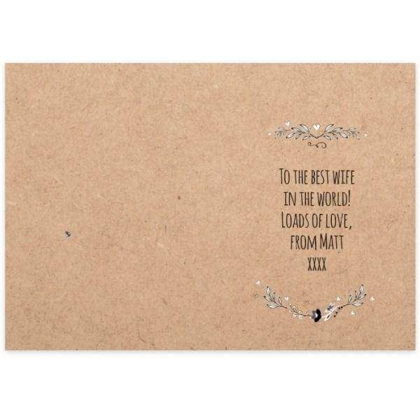 Personalised We Go Together Like... Card - Myhappymoments.co.uk