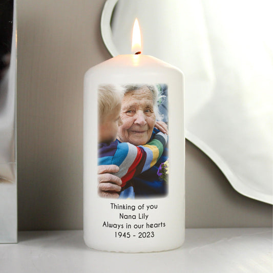 Personalised Photo Candle