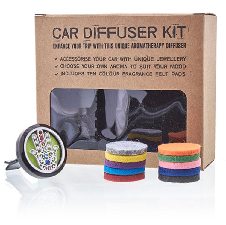 Aromatherapy Car Diffuser Kit - Hamsa - 30mm